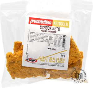 Pronutrition Keto Golkd Scrock Patata&Rosmarino 50 g.